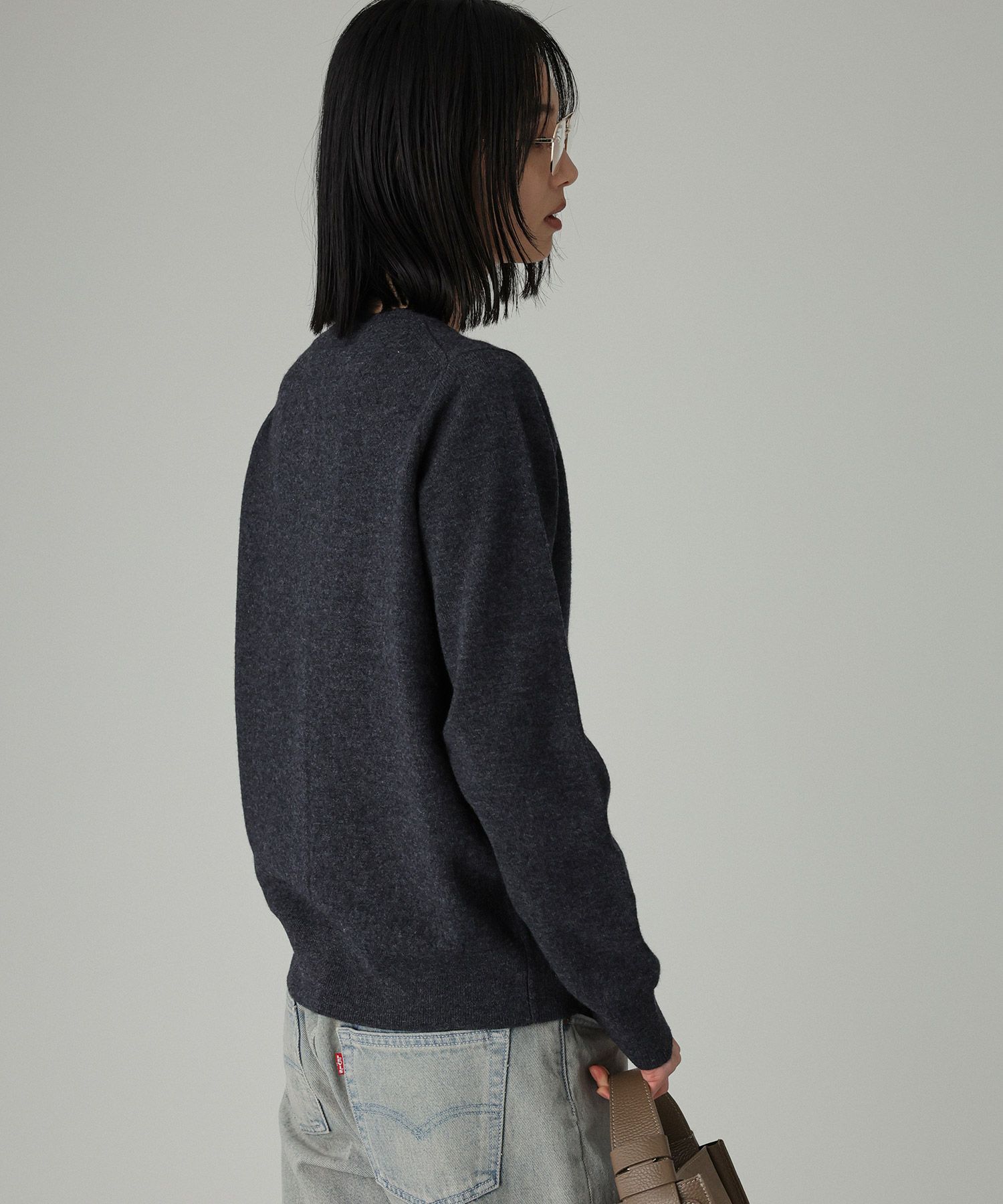 BABYLONE「【洗濯可】ウォッシャブルウールカーデ」|ニット・セーター|