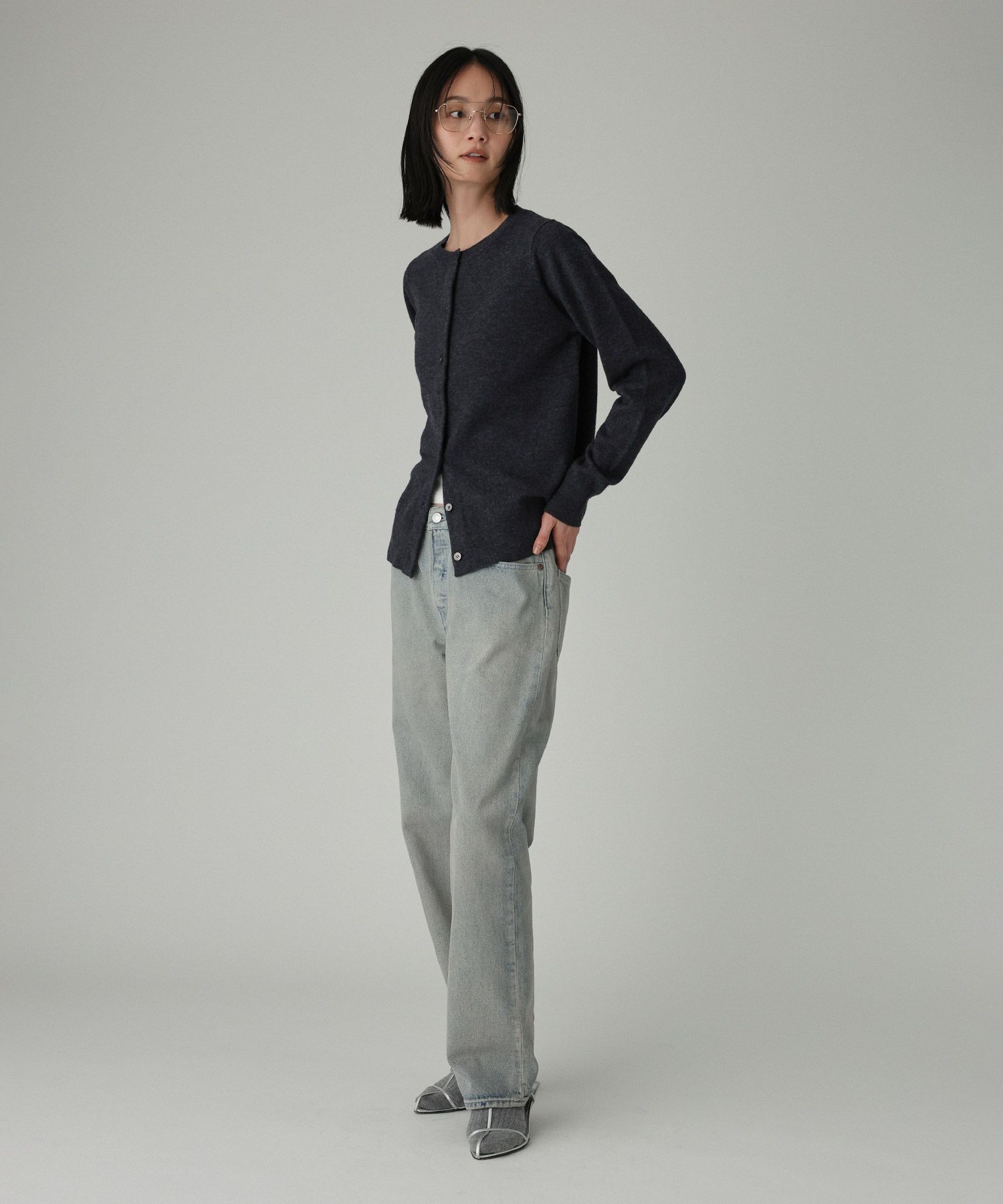 BABYLONE「【洗濯可】ウォッシャブルウールカーデ」|ニット・セーター|