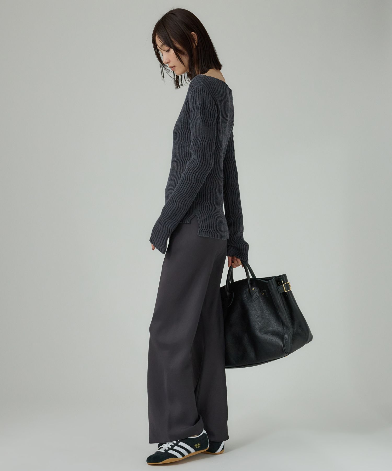 BABYLONE「シアリングガーターニットプルオーバー」|ニット・セーター|