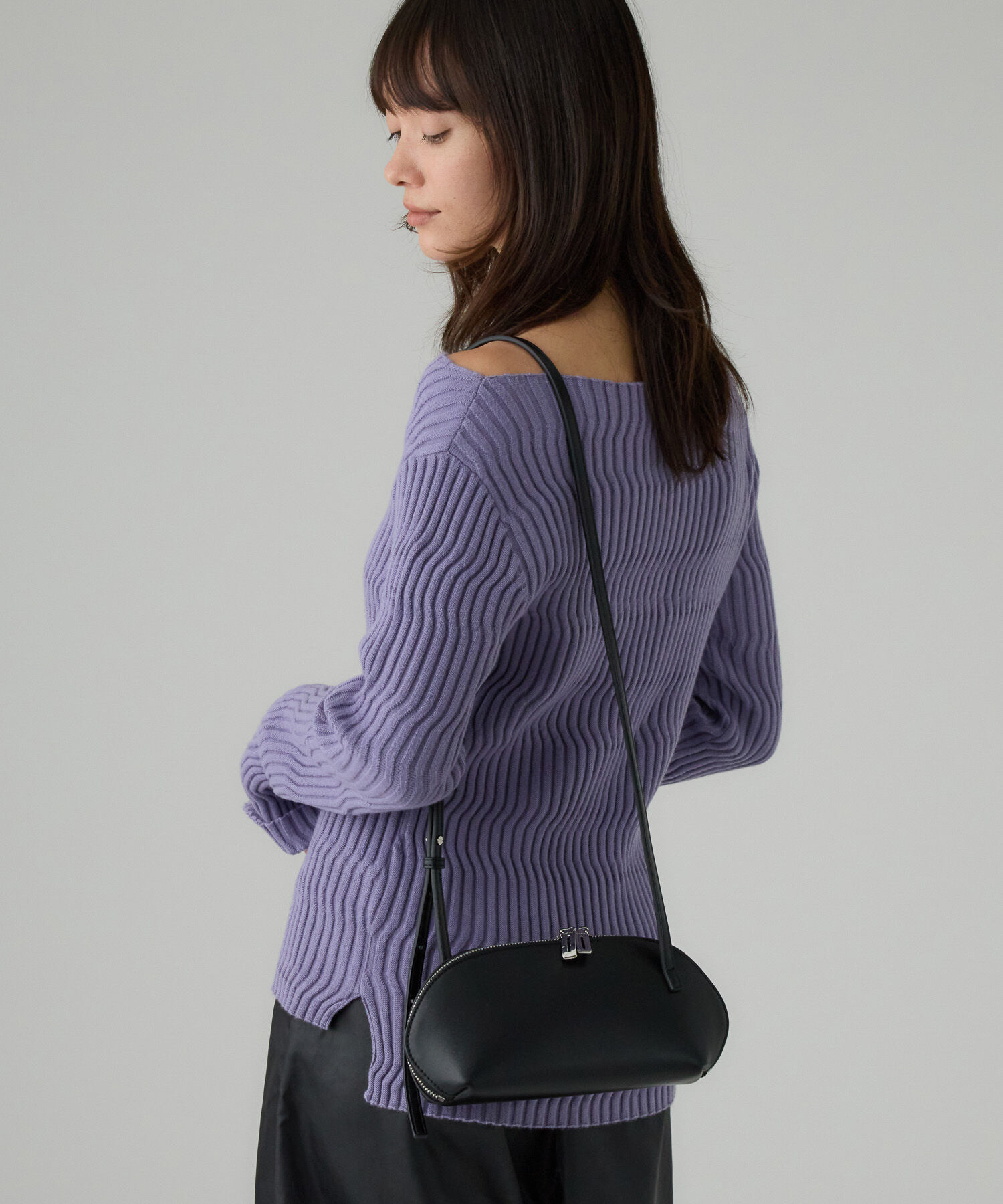 BABYLONE「シアリングガーターニットプルオーバー」|ニット・セーター|