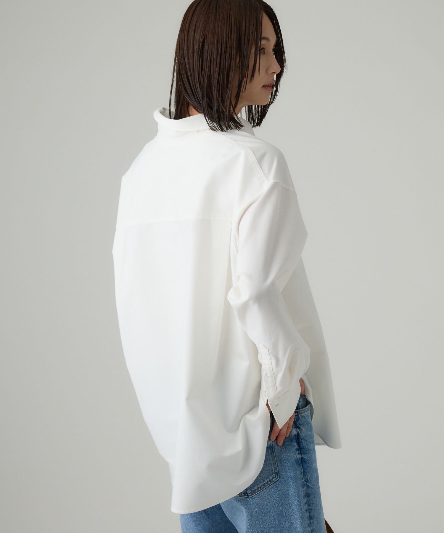 BABYLONE「オックス刺繍オーバーシャツ」|シャツ・ブラウス|