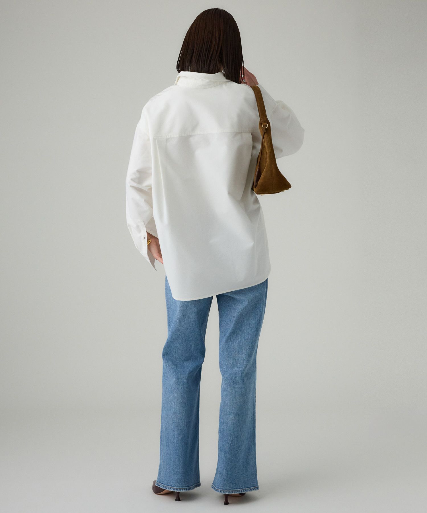 BABYLONE「オックス刺繍オーバーシャツ」|シャツ・ブラウス|