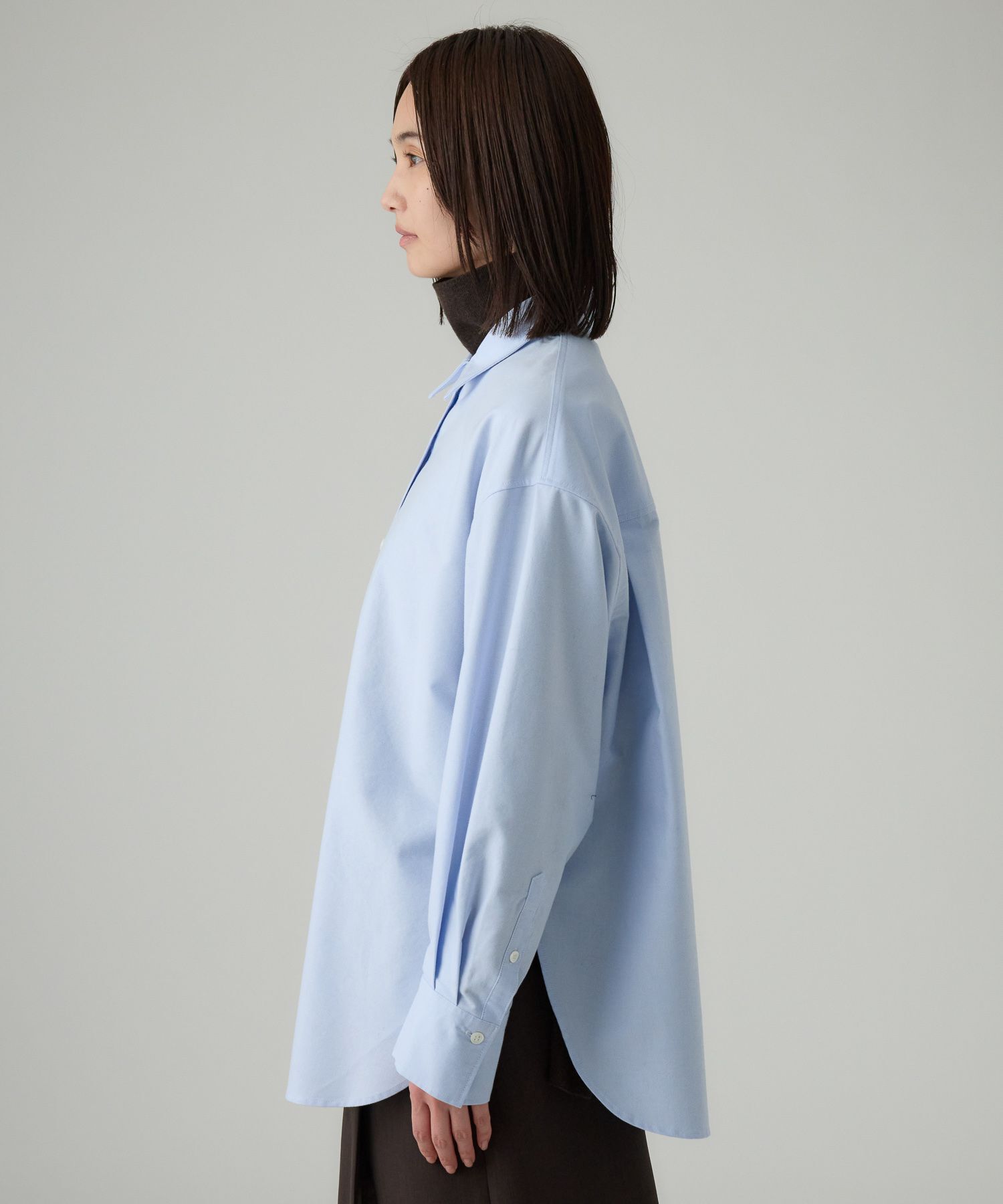 BABYLONE「オックス刺繍オーバーシャツ」|シャツ・ブラウス|