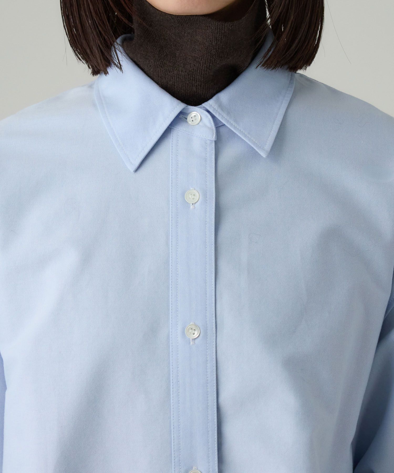 BABYLONE「オックス刺繍オーバーシャツ」|シャツ・ブラウス|