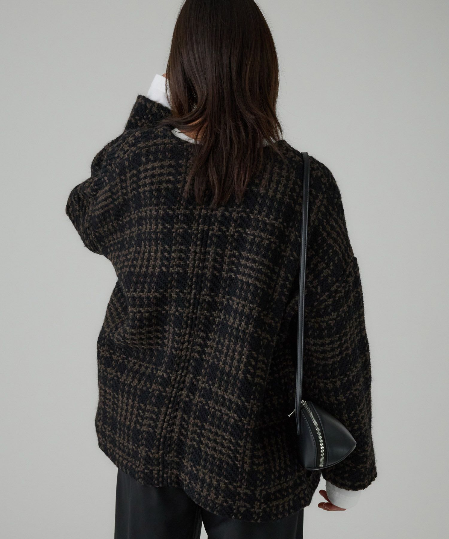  「【John Branigan】チェックジャケット」|ノーカラージャケット|