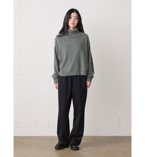 MidiUmi「MidiUmi ラクーンニットハイネックプルオーバー」|ニット・セーター|