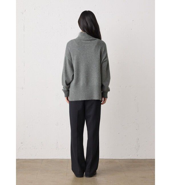 MidiUmi「MidiUmi ラクーンニットハイネックプルオーバー」|ニット・セーター|