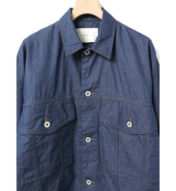 MidiUmi「MidiUmi ワイドデニムジャケット」|テーラードジャケット|