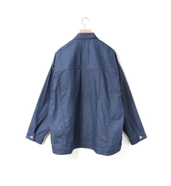 MidiUmi「MidiUmi ワイドデニムジャケット」|テーラードジャケット|