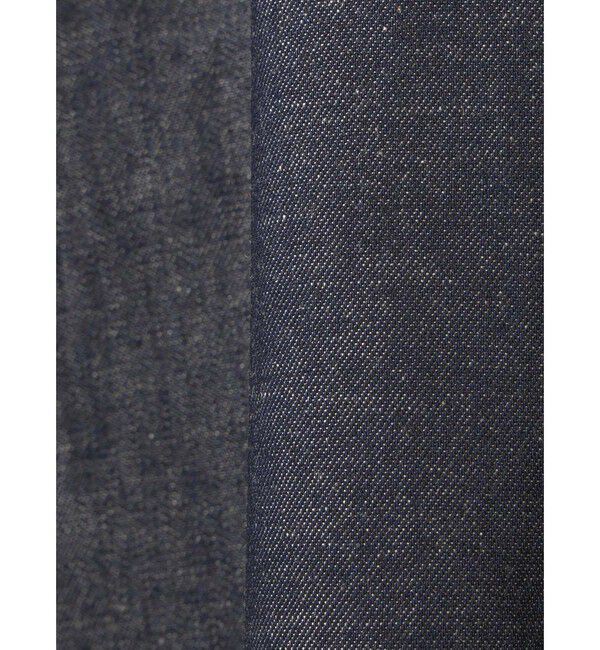 MidiUmi「MidiUmi ワイドデニムジャケット」|テーラードジャケット|