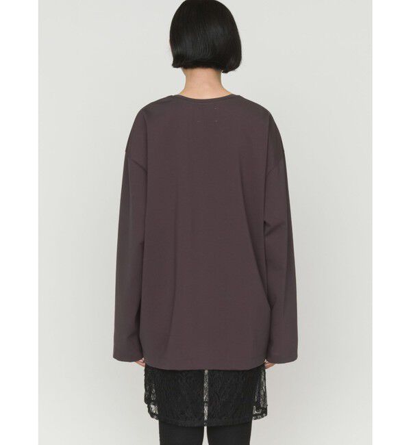 MIDIUMISOLID「MIDIUMISOLID ストレートスリーブワイドプルオーバー」|Tシャツ・カットソー|