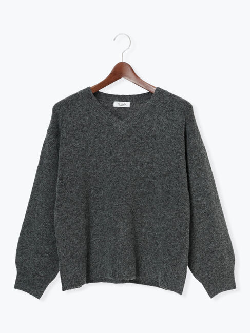 Te chichi TERRASSE「メランジVネックニット」|ニット・セーター|