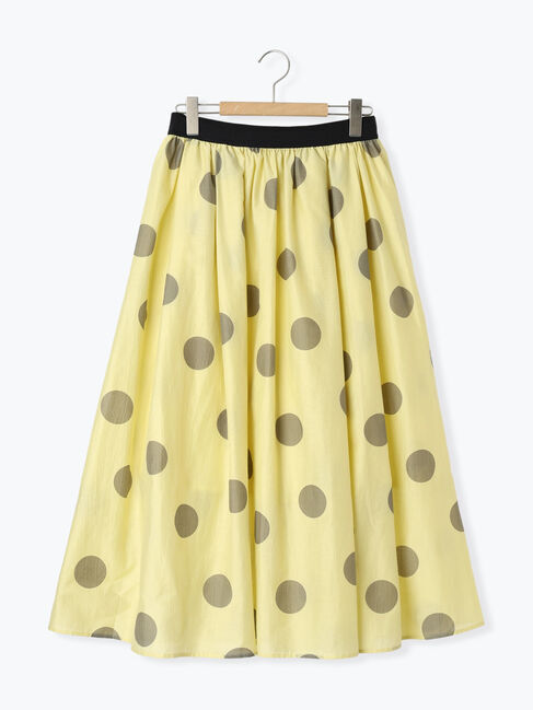 Samansa Mos2「シアードットプリントスカート」|スカート|