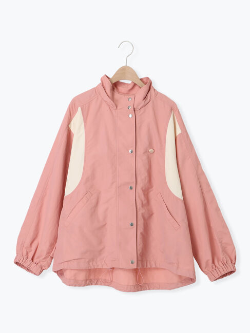 Samansa Mos2「【撥水加工】切替2WAY配色パーカー」|ブルゾン・スタジャン|