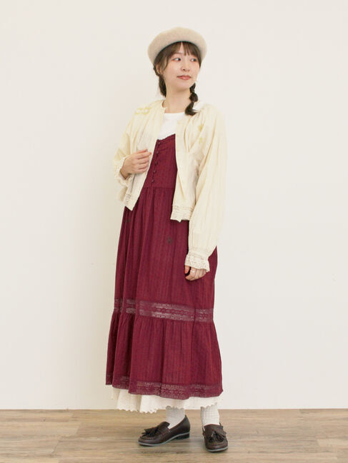 Samansa Mos2「ランダム刺繍入りワンピース」|ワンピース|