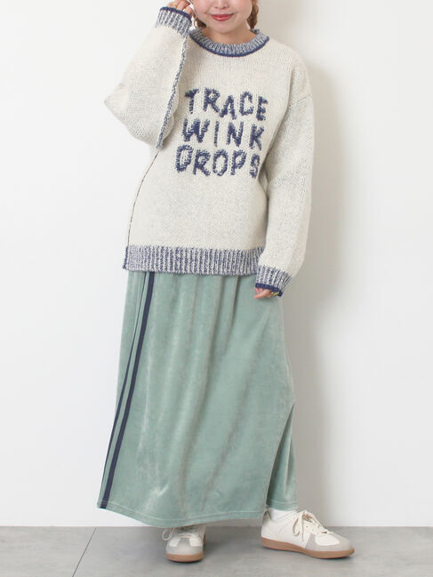 SM2「ループロゴニットプルオーバー」|ニット・セーター|