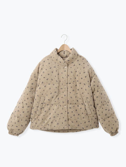 Samansa Mos2「柄アソートコーディロイブルゾン」|ブルゾン・スタジャン|