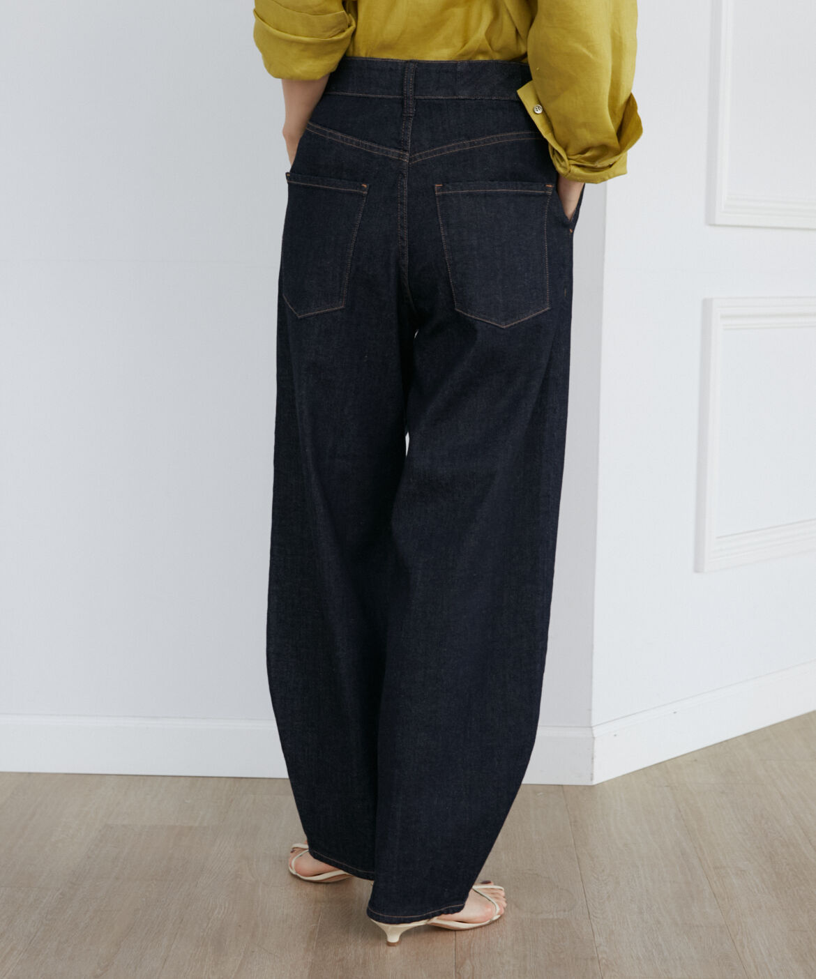 INED「《SUPERIOR CLOSET》ミッドライズワイドタック別注デニム《Healthy DENIM》」|その他|