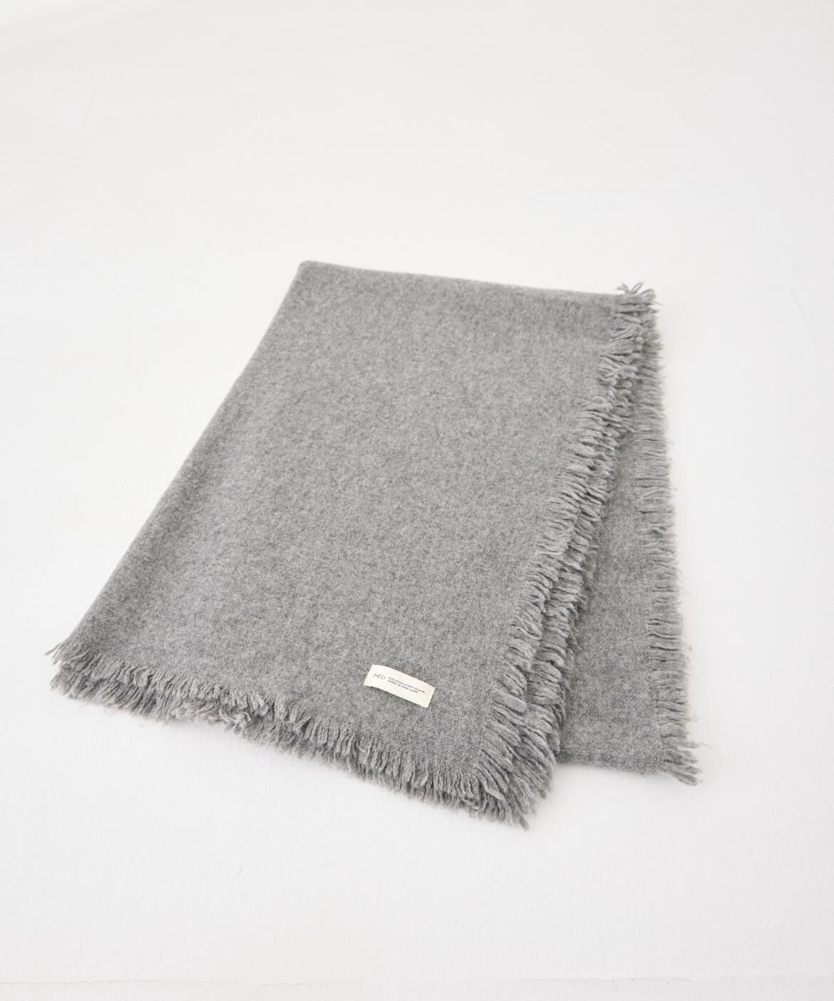 INED「バスケット織ストール」|マフラー|ミディアムグ 2