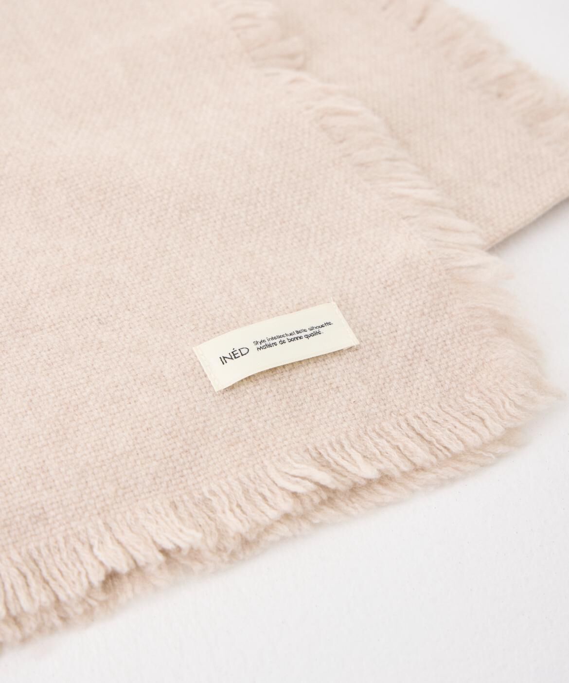 INED「バスケット織ストール」|マフラー|