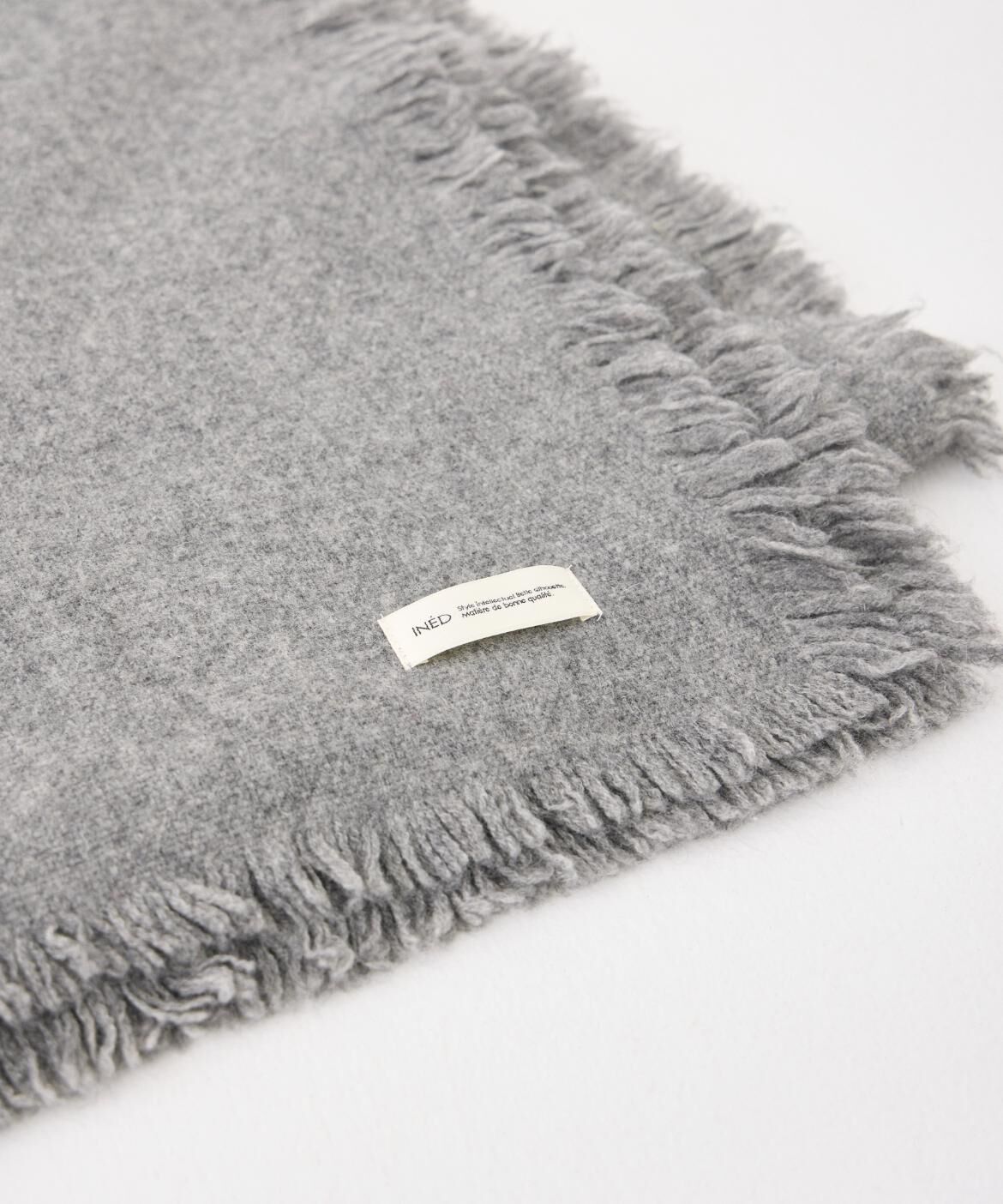 INED「バスケット織ストール」|マフラー|