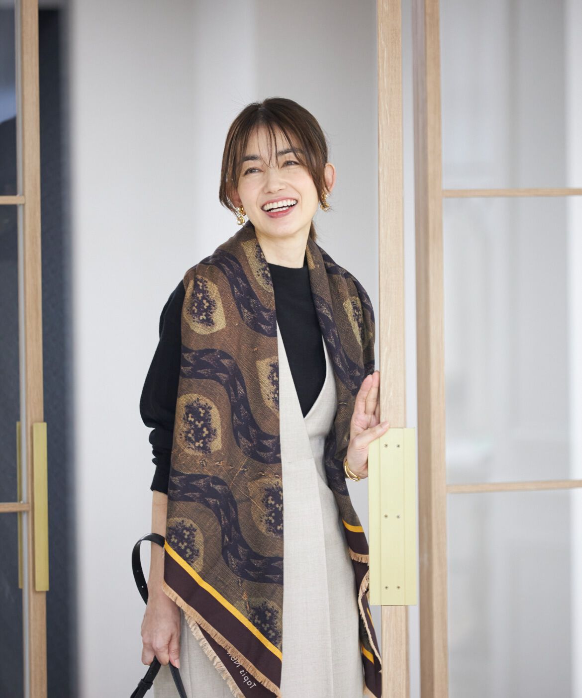 INED「モックネックプルオーバーニット」|ニット・セーター|