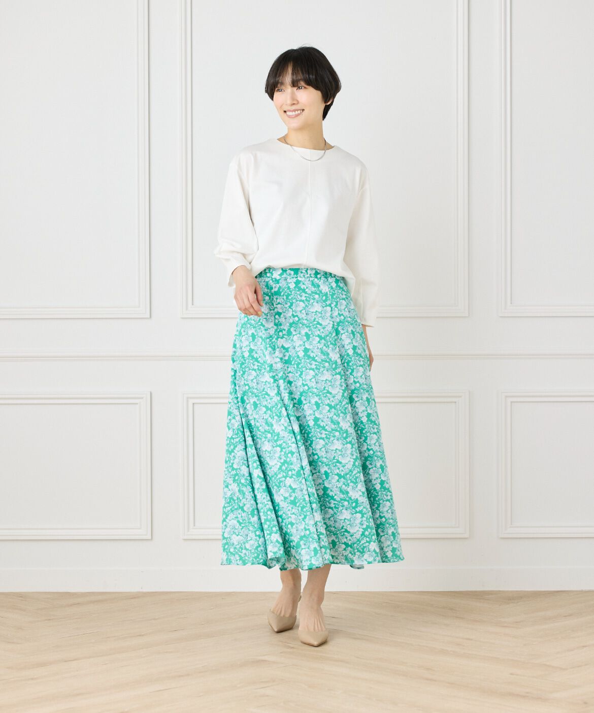 7-IDconcept.「ふんわり袖プルオーバー」|Tシャツ・カットソー|