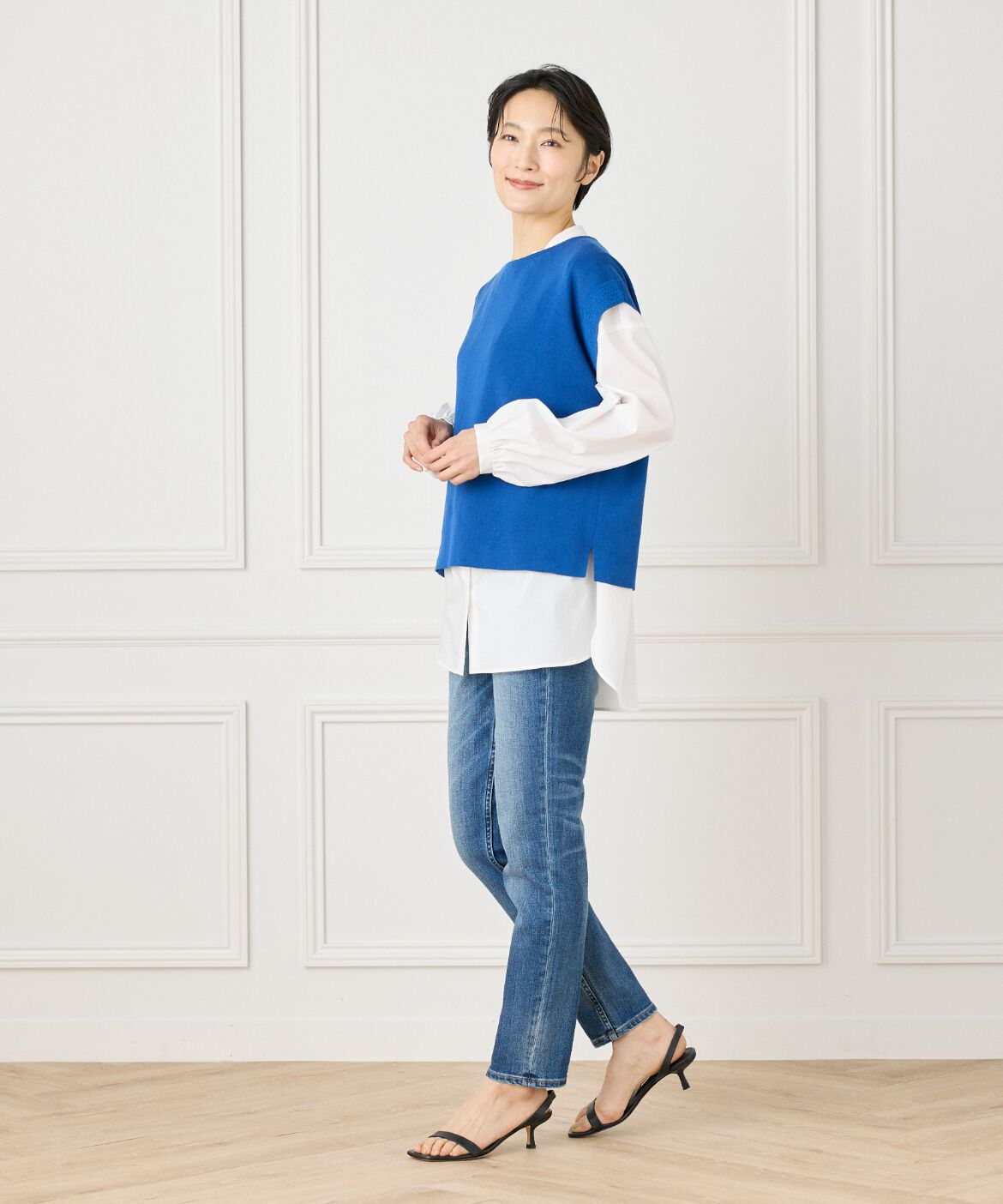 7-IDconcept.「H. Salt  ミッドライズテーパードデニムパンツ 《Healthy DENIM》」|デニム|