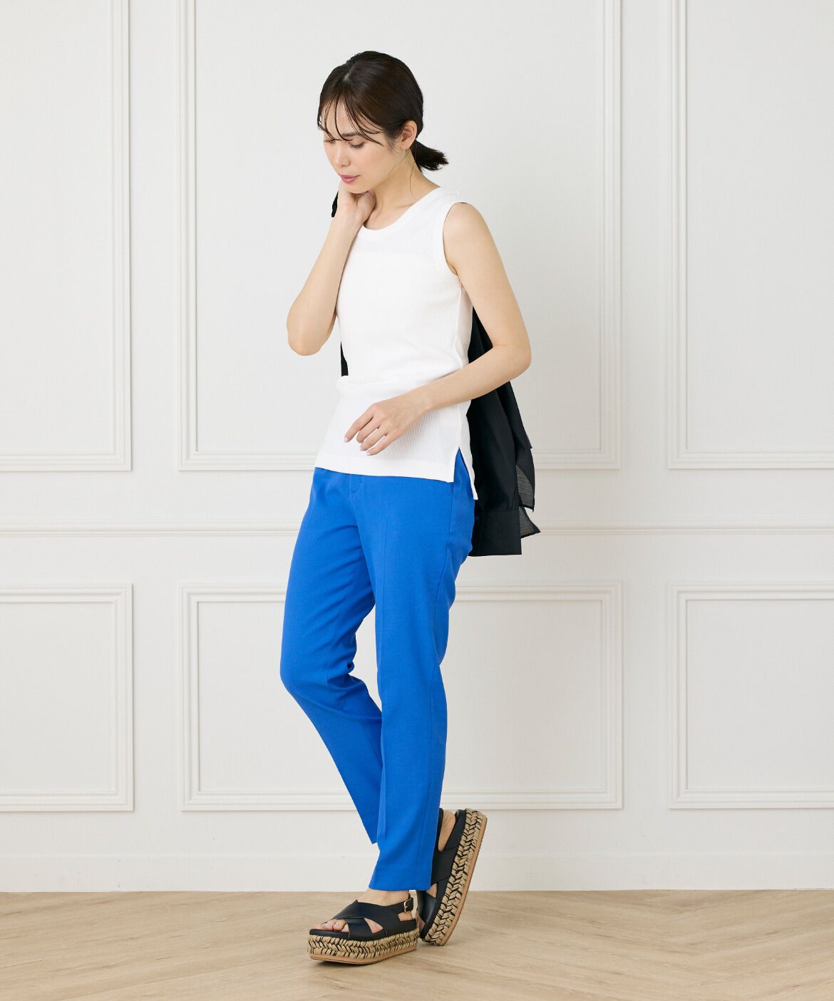 INED「コットンリブタンクトップ《YVON》」|タンクトップ|