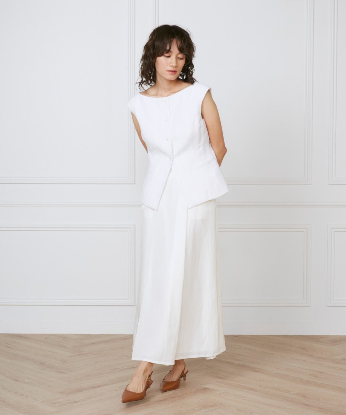 INED「クラッシックジレ《la veille by SUPERIOR CLOSET》」|ダウンベスト・ベスト|