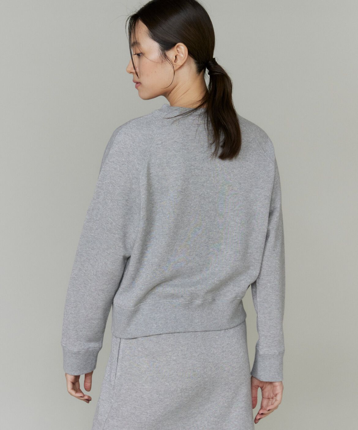 INED「ラメ裏毛プルオーバー《YVON》」|スウェット・ジャージ|