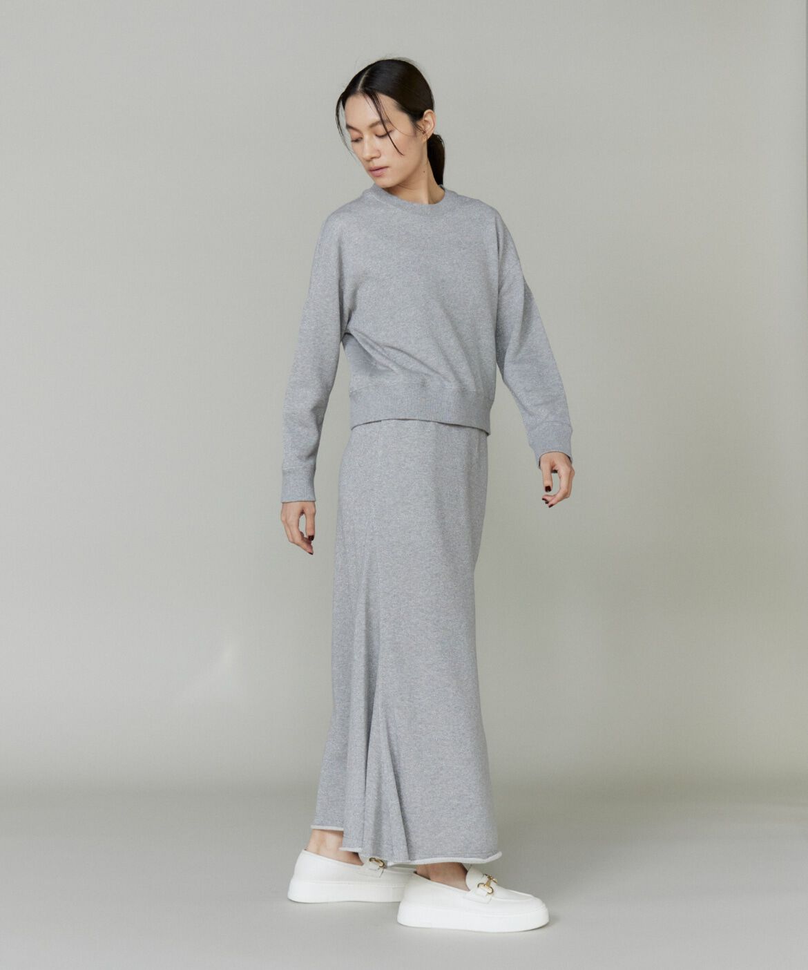 INED「ラメ裏毛プルオーバー《YVON》」|スウェット・ジャージ|