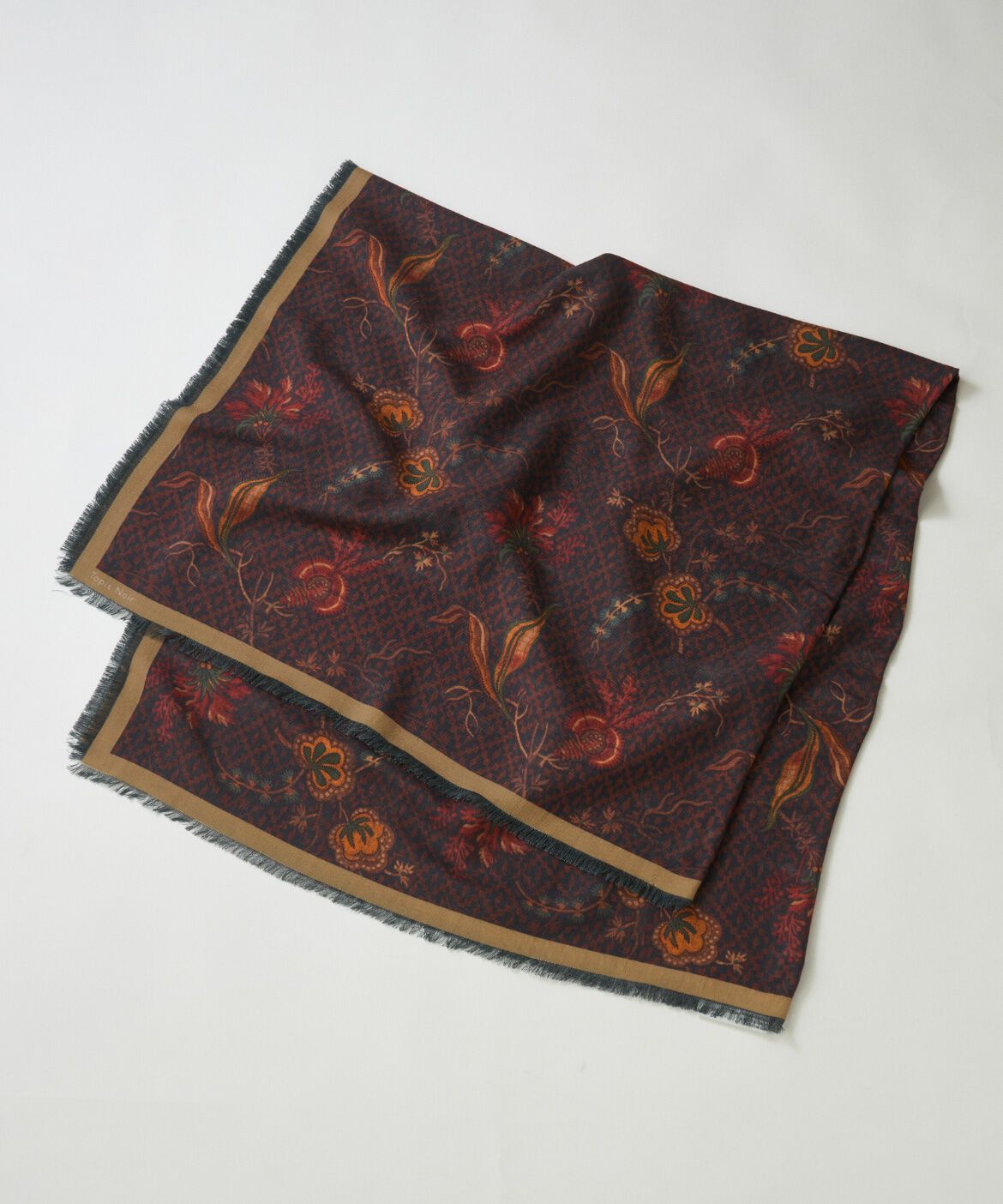 FAVORITE SUKINAMONO「Large Demi Scarf 大判スカーフ《Tapis Noir》」|ストール|