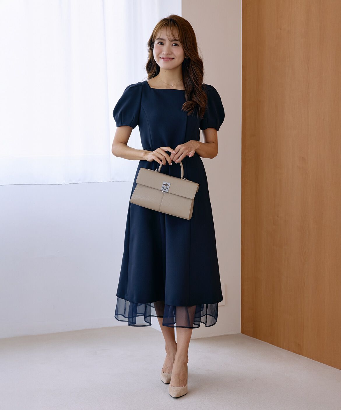 Maglie le cassetto「《曽田茉莉江コラボ》&ldquo;艶めく&rdquo;クラシカルワンピース」|ワンピース|