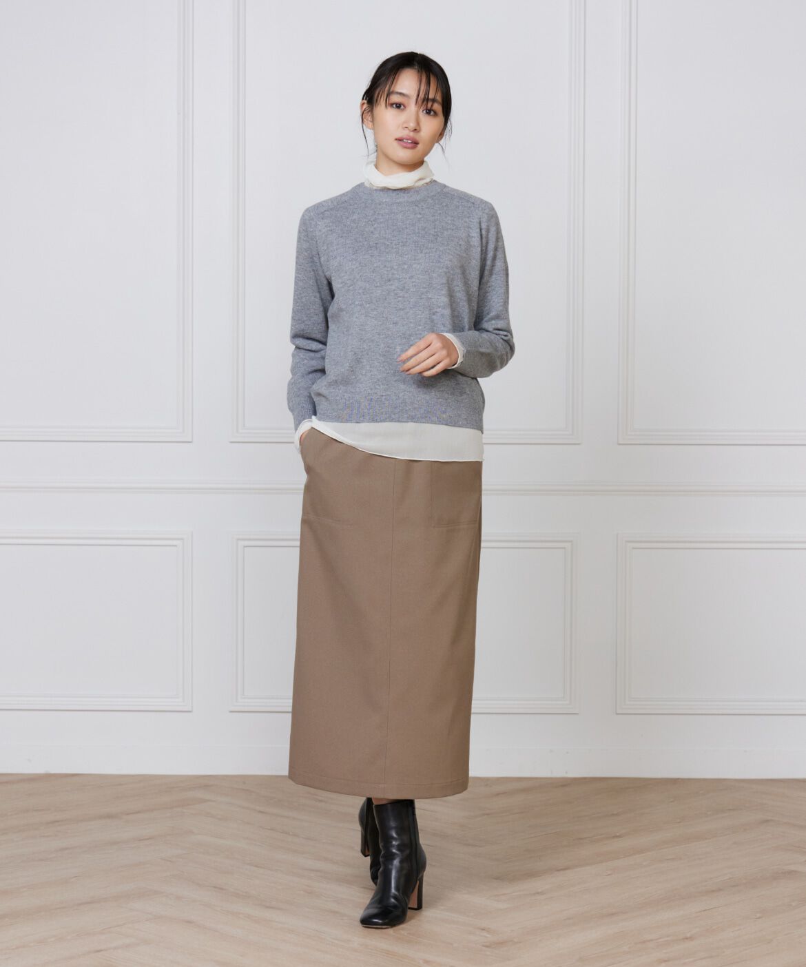 DAY by DAY it&rsquo;s international「カシミヤ混クルーネックプルオーバー《CASH5》」|ニット・セーター|