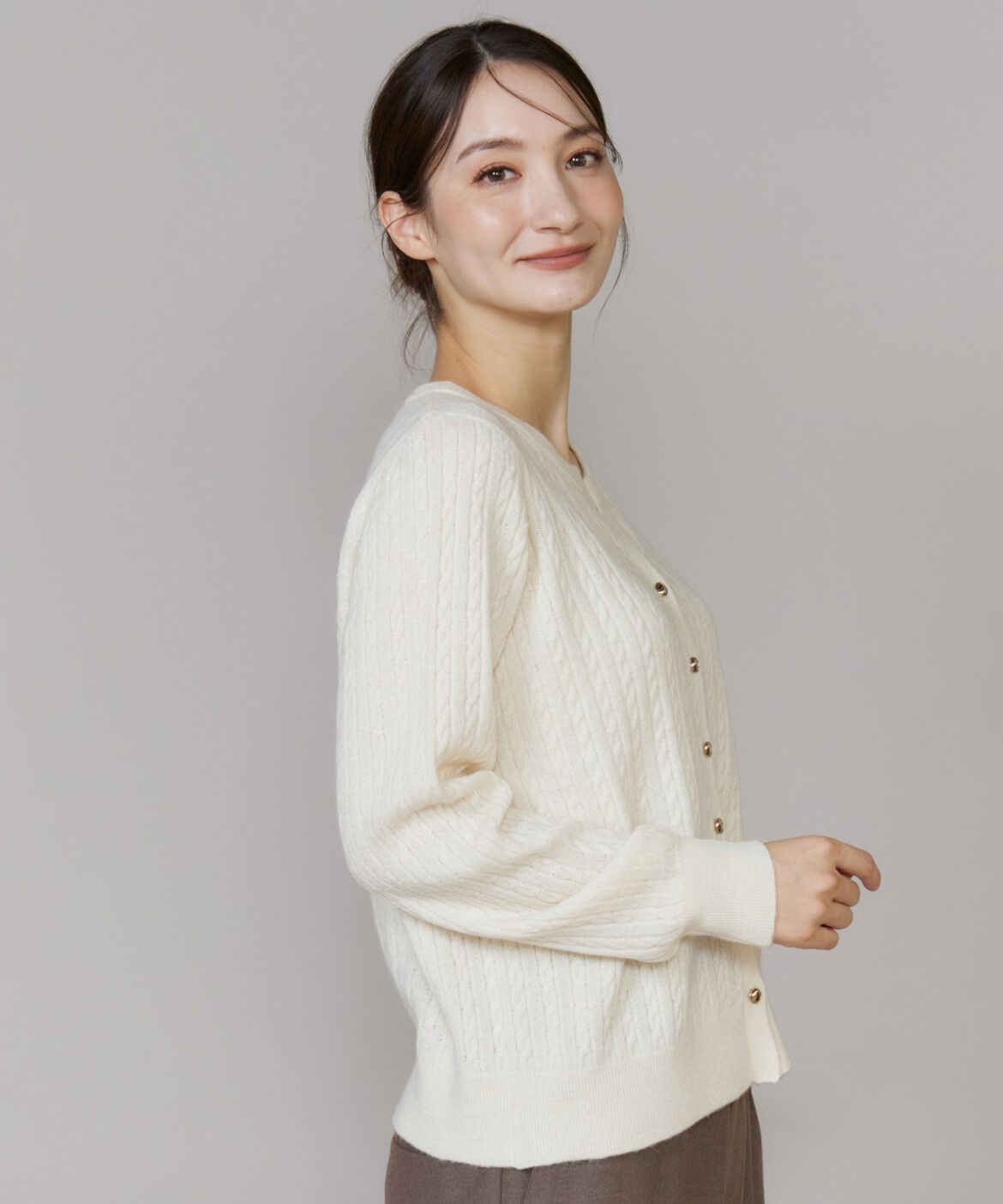 DAY by DAY it&rsquo;s international「ケーブル柄アルパカニットカーディガン」|カーディガン|