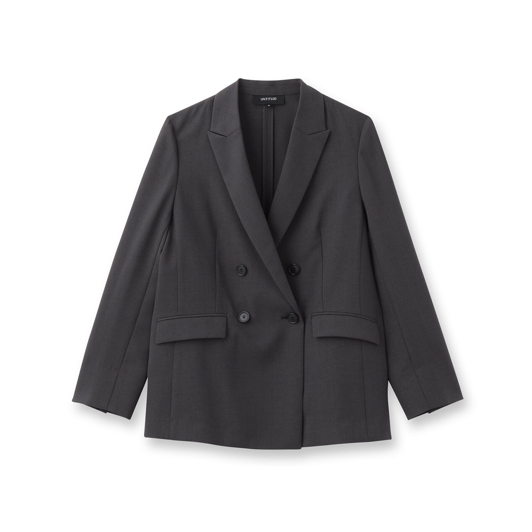 UNTITLED「【セットアップ可能】ライトウェイト ダブルブレストジャケット」|テーラードジャケット|