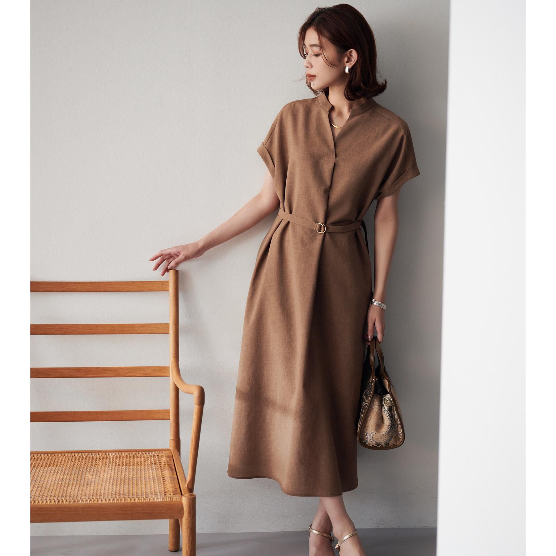 UNTITLED「【オンオフ両用/はっ水】リラククールワンピース」|ワンピース|