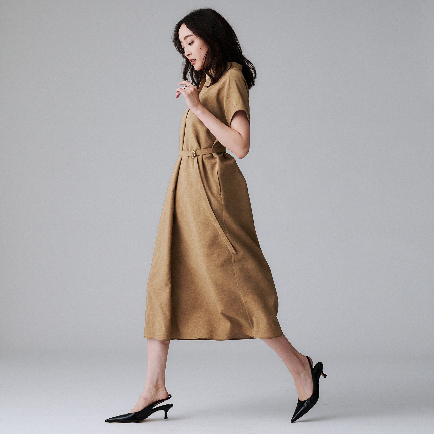 UNTITLED「【オンオフ両用/はっ水】リラククールワンピース」|ワンピース|