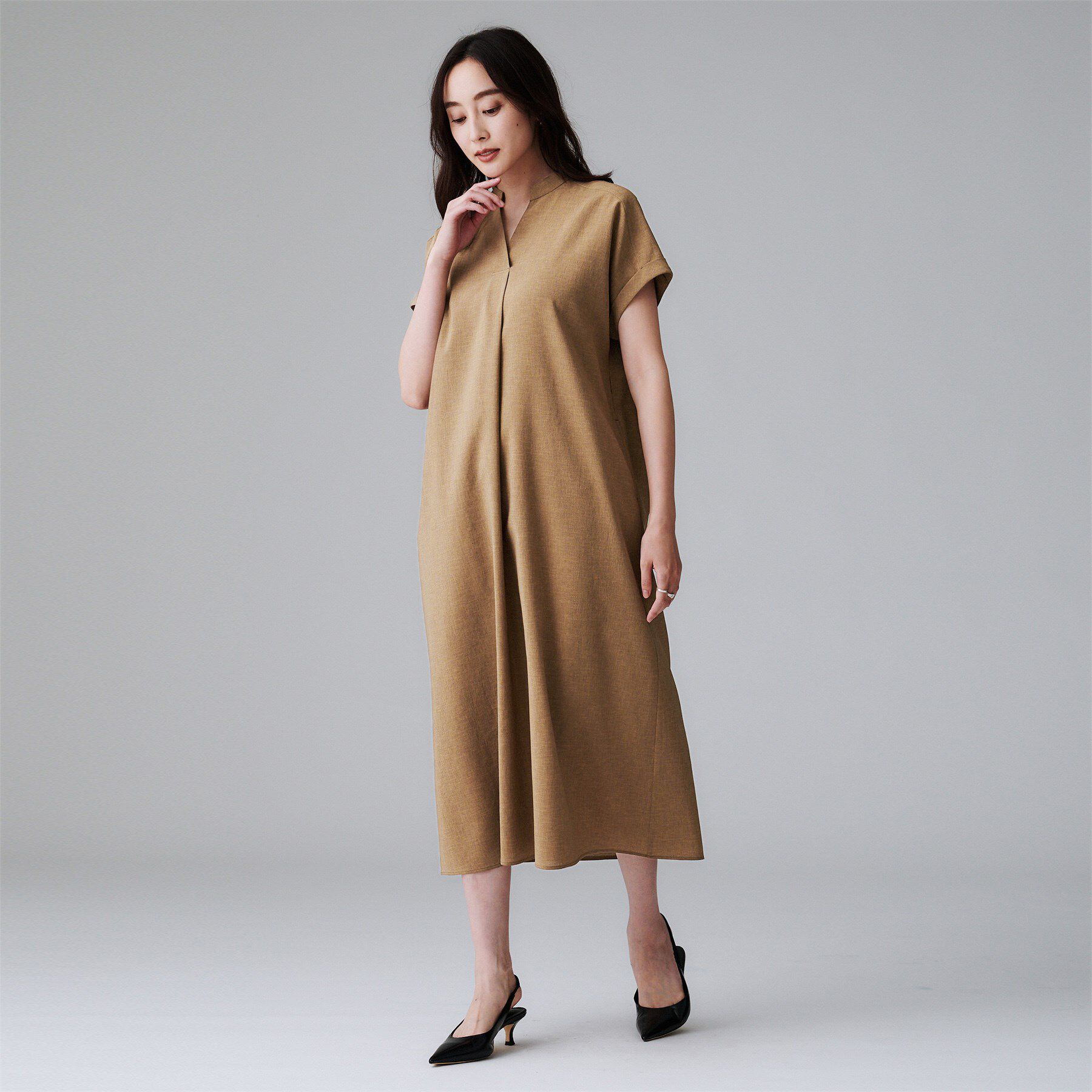 UNTITLED「【オンオフ両用/はっ水】リラククールワンピース」|ワンピース|