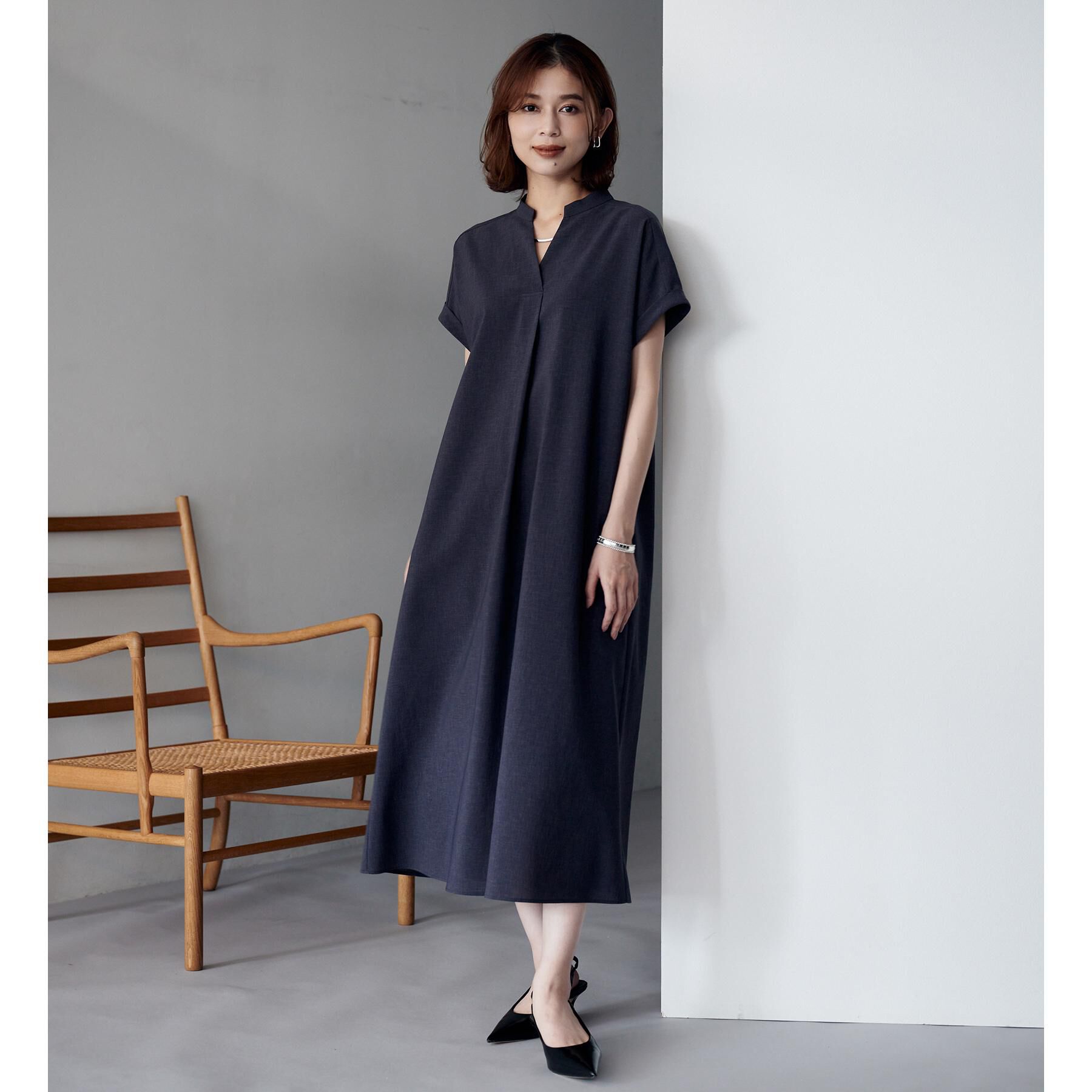 UNTITLED「【オンオフ両用/はっ水】リラククールワンピース」|ワンピース|