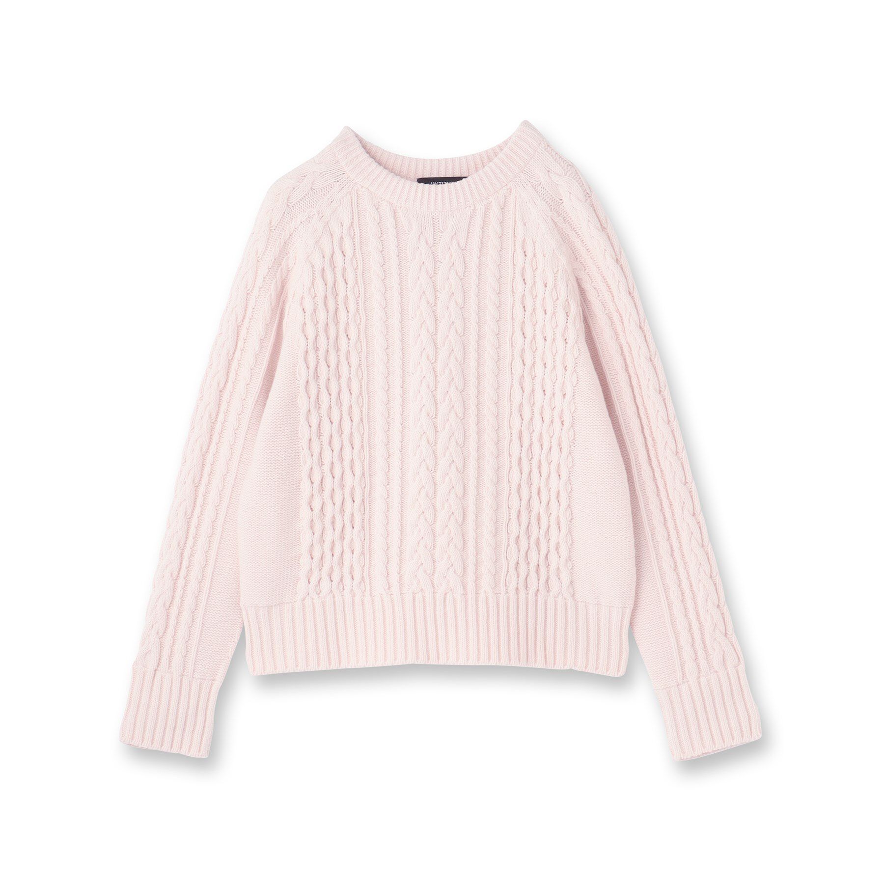 UNTITLED「【すっきりコンパクト】スポンディッシュ ケーブル柄プルオーバー」|ニット・セーター|