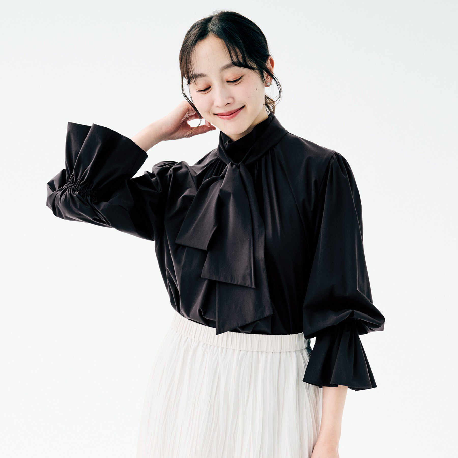 UNTITLED「2WAYボウタイブラウス」|シャツ・ブラウス|