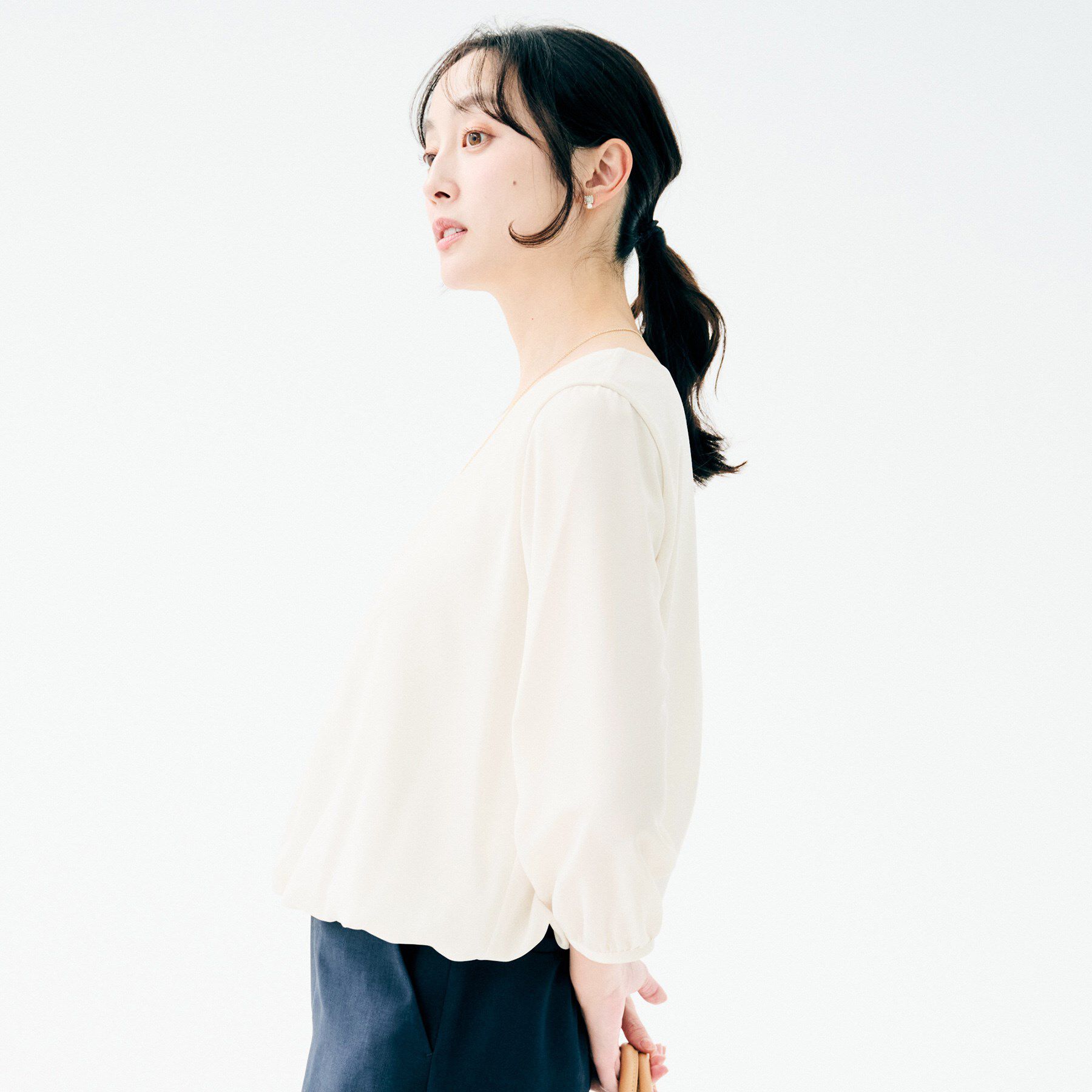 UNTITLED「タックブラウス」|シャツ・ブラウス|