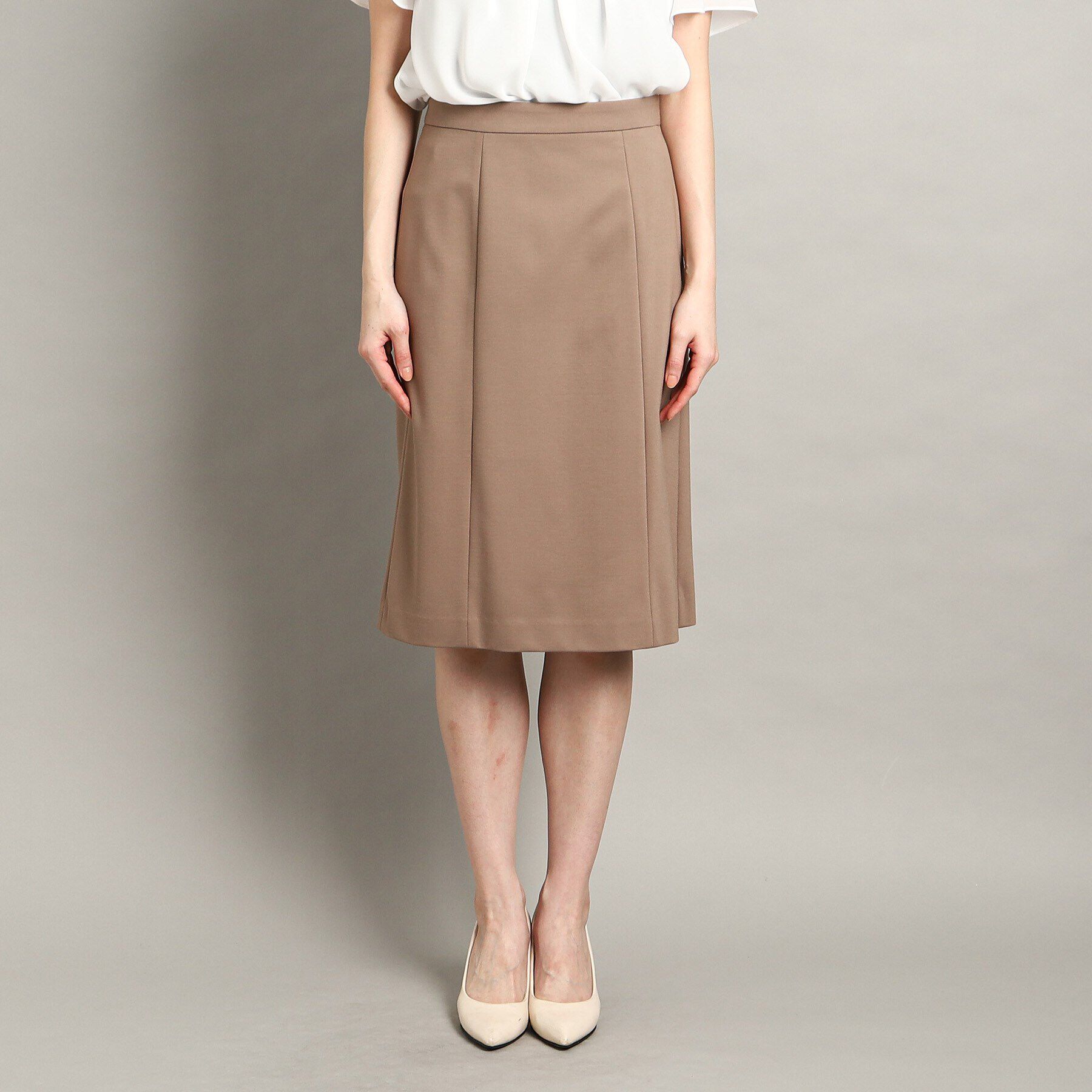 COUP DE CHANCE「【日本製/洗える】ストレッチ素材Ａラインスカート」|スカート|