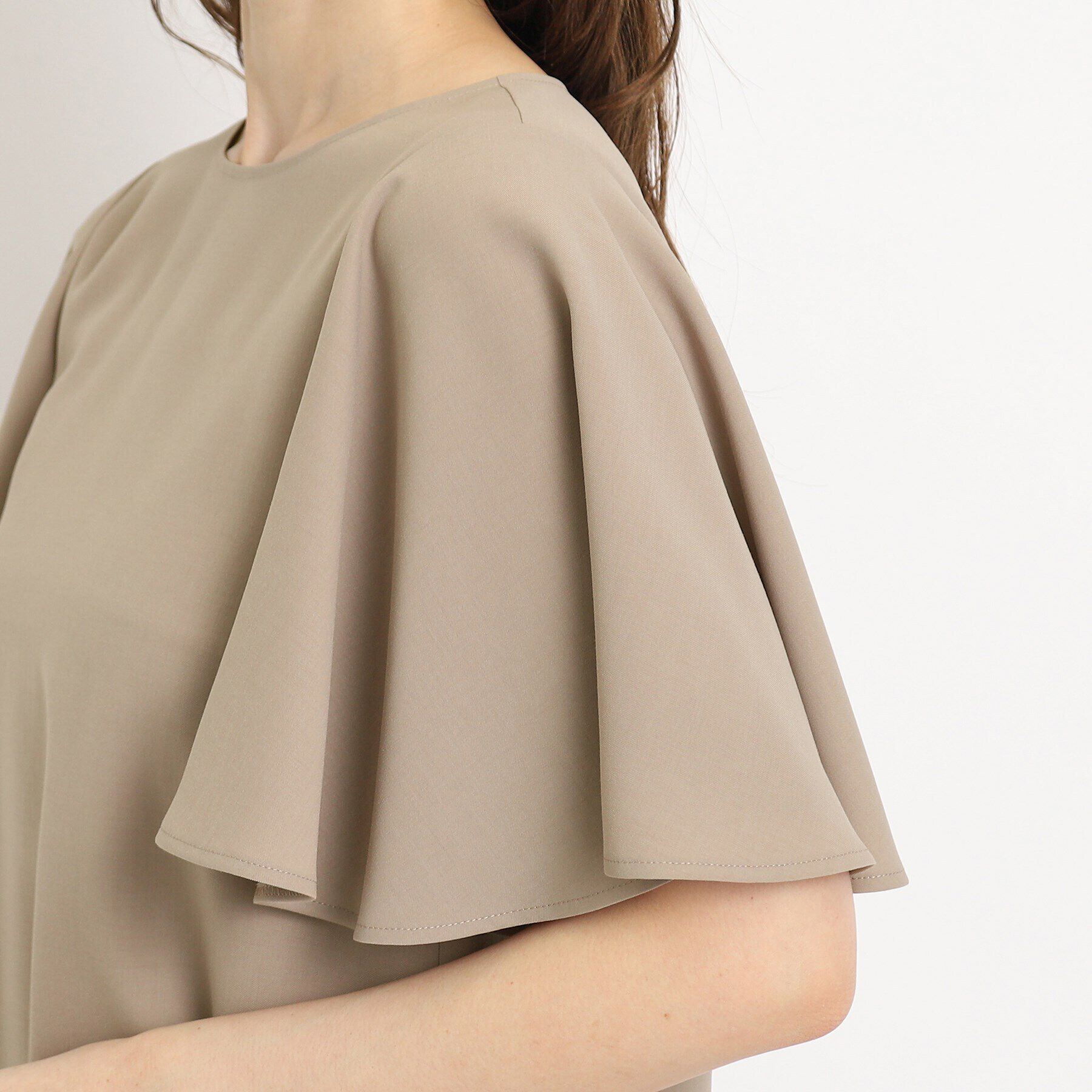 COUP DE CHANCE「【洗える／日本製】大人フリルブラウス」|シャツ・ブラウス|