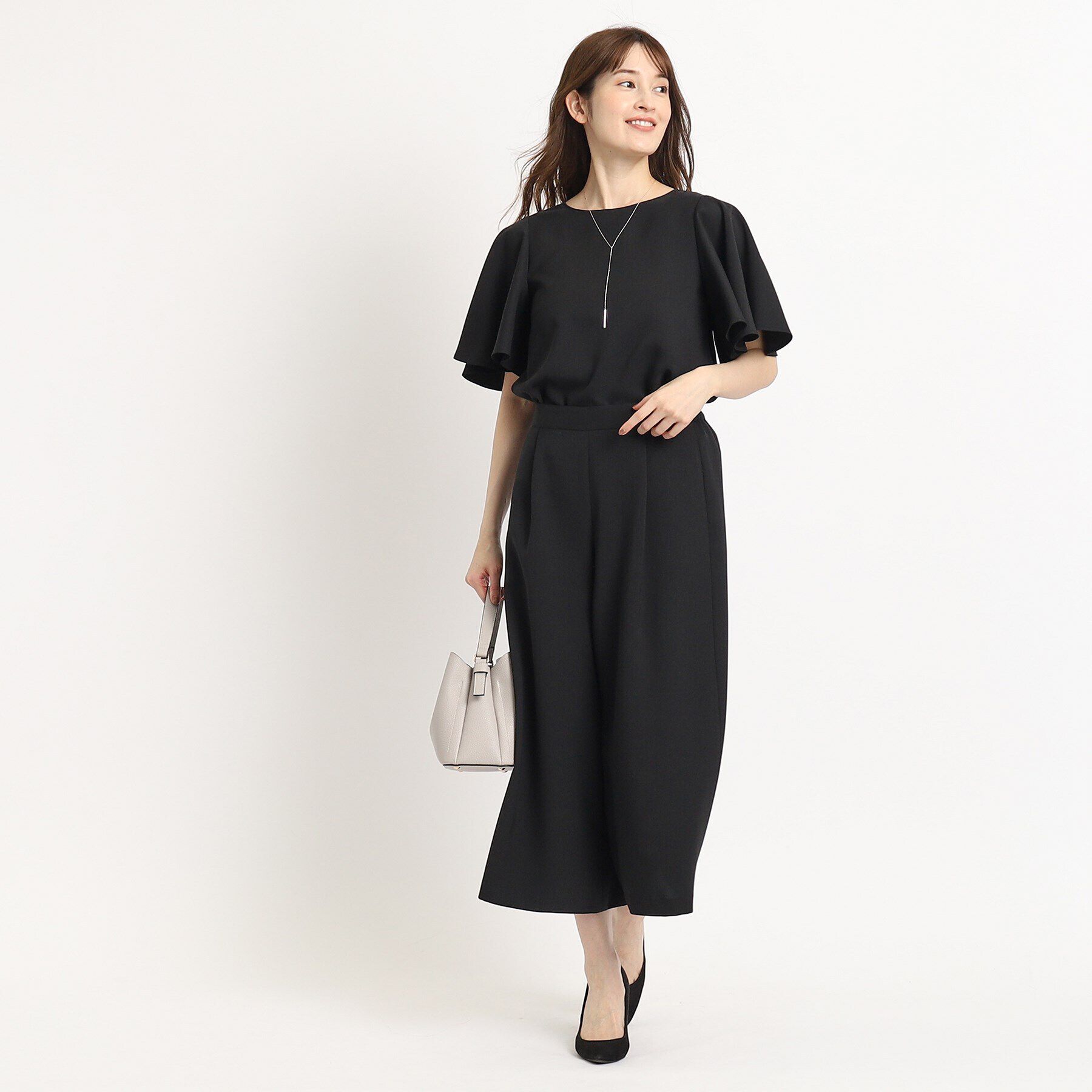 COUP DE CHANCE「【洗える／日本製】大人フリルブラウス」|シャツ・ブラウス|