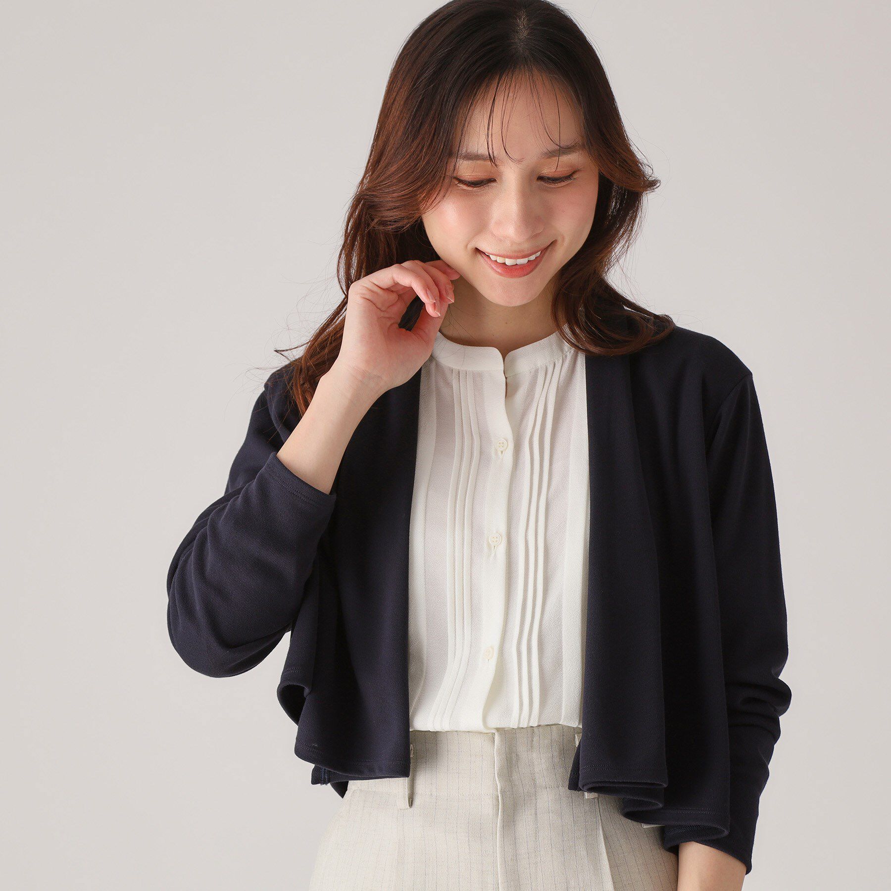 COUP DE CHANCE「【洗える／日本製】ショート丈カーディガン」|カーディガン|