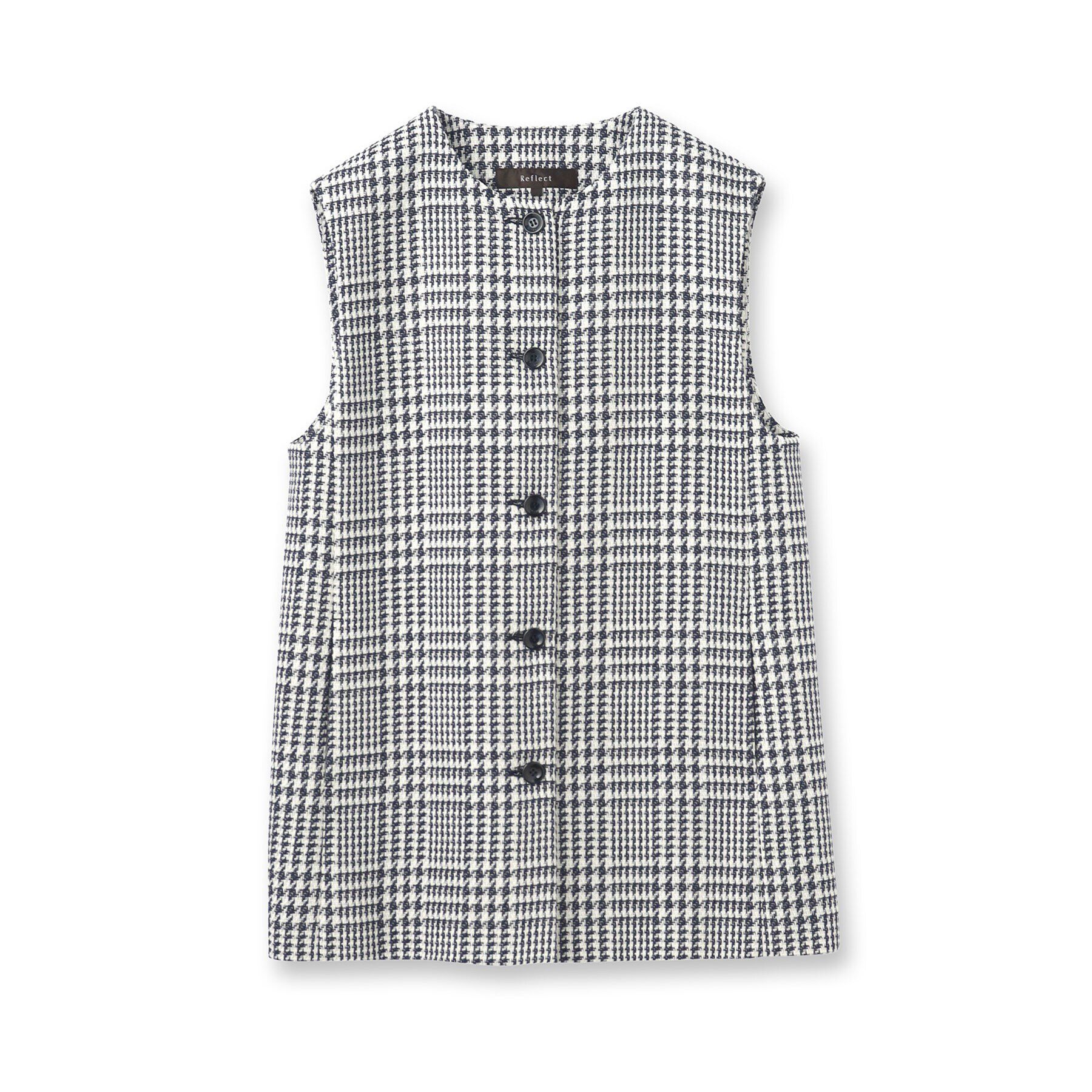 Reflect「ジャケットライクツイードジレ」|ベスト・ジレ|