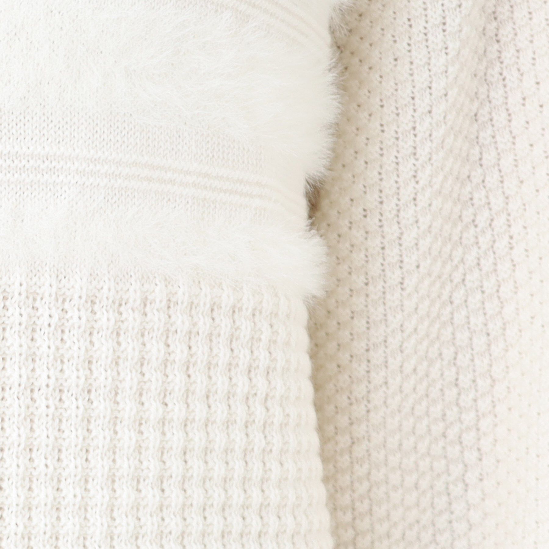 Reflect「【洗える】フェザーボーダーニット」|ニット・セーター|